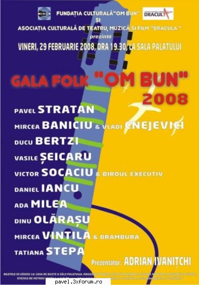 si un afis mai mare! inscrieri pentru bilete