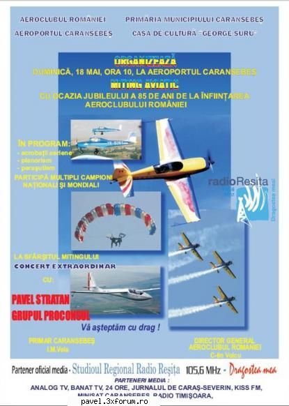 cu aeroclubul romniei, casa de george suru și aeroclubul 18 mai 2008, orele 10:00, la