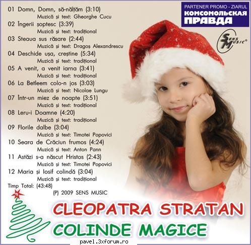 CLEO, LANSARE ALBUM COLINDE LA CHISINAU - Cleopatra Stratan � Inger de Craciun La acei 7 - Cleopatra