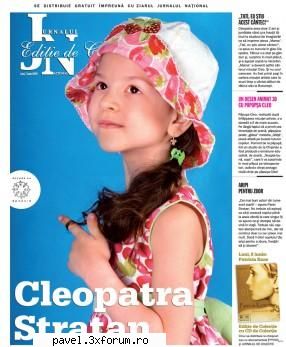 CLEO PENTRU INIMILE TUTUROR COPIILOR - EDITIE SPECIALA 1 IUNIE - Poza de pe "coperta" - Cleopatra