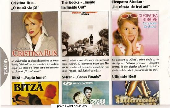 Cleo in revista MONDEN - in revista Diverta - Cleopatra