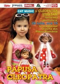 Cleo si papusica ei - Debutul in societate al papusei Cleopatra Stratan - Cleopatra