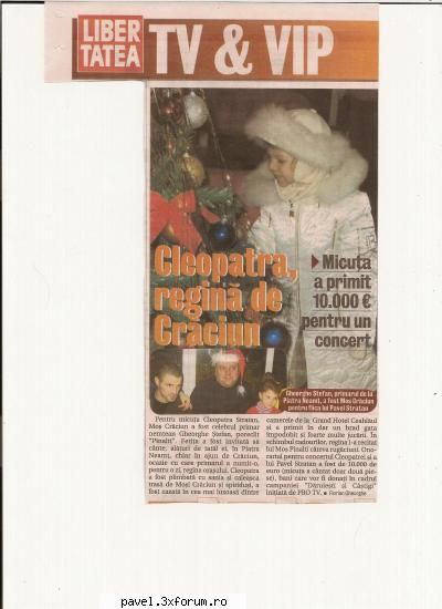 Fotografii din presa (scanate) - Fan(atic) - Cleopatra