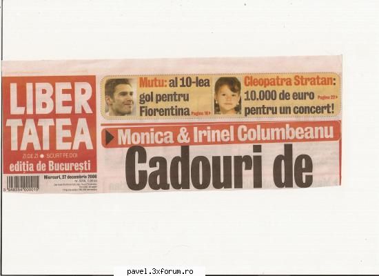 Fotografii din presa (scanate) - Tot din acelasi numar al Libertatii de mai sus - Cleopatra