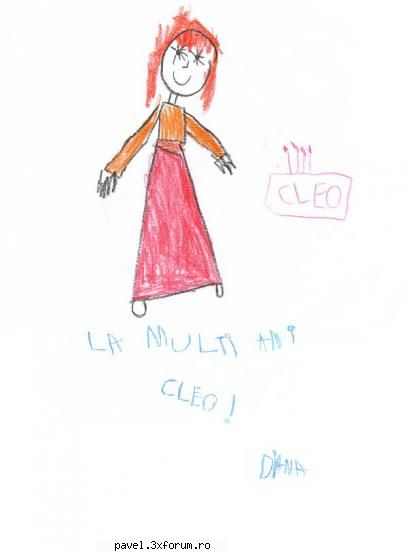 LA MULTI ANI, CLEOPATRA! - LA MULTI ANI! Cuvintele - Azi ii ziua ta ...                   da' io stiam de ieri