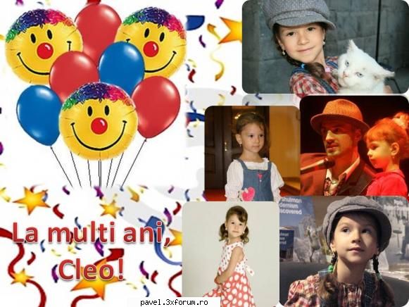 La multi ani,Cleopatra! - La muulti ani Cleo! Sa - Azi ii ziua ta ...                   da' io stiam de ieri