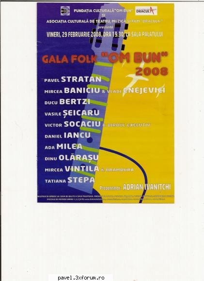 Om bun , Sala Palatului - Fan(atic) - Concerte