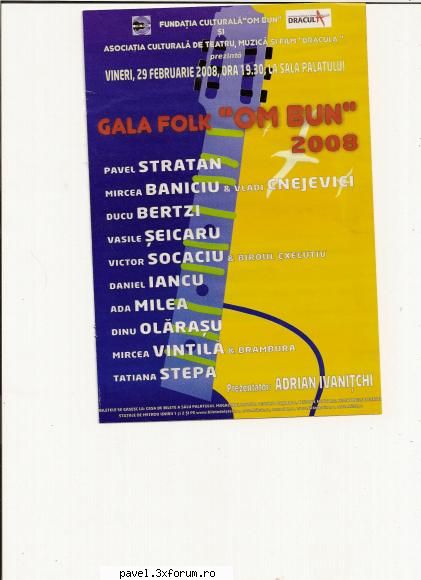 Om bun , Sala Palatului - Fan(atic) - Concerte