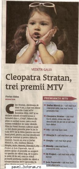 Premiile Mtv 2007 - Scanari ale fotografiilor si articolelor din - Premiile MTV
