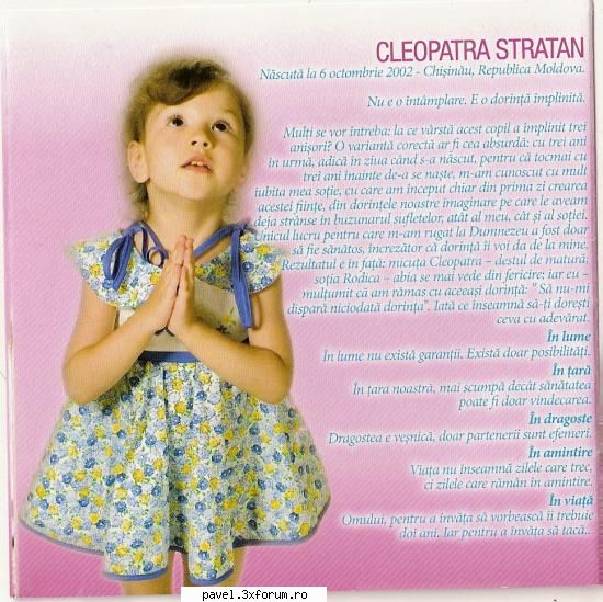 Presa despre Cleopatra - Fan(atic) - Cleopatra