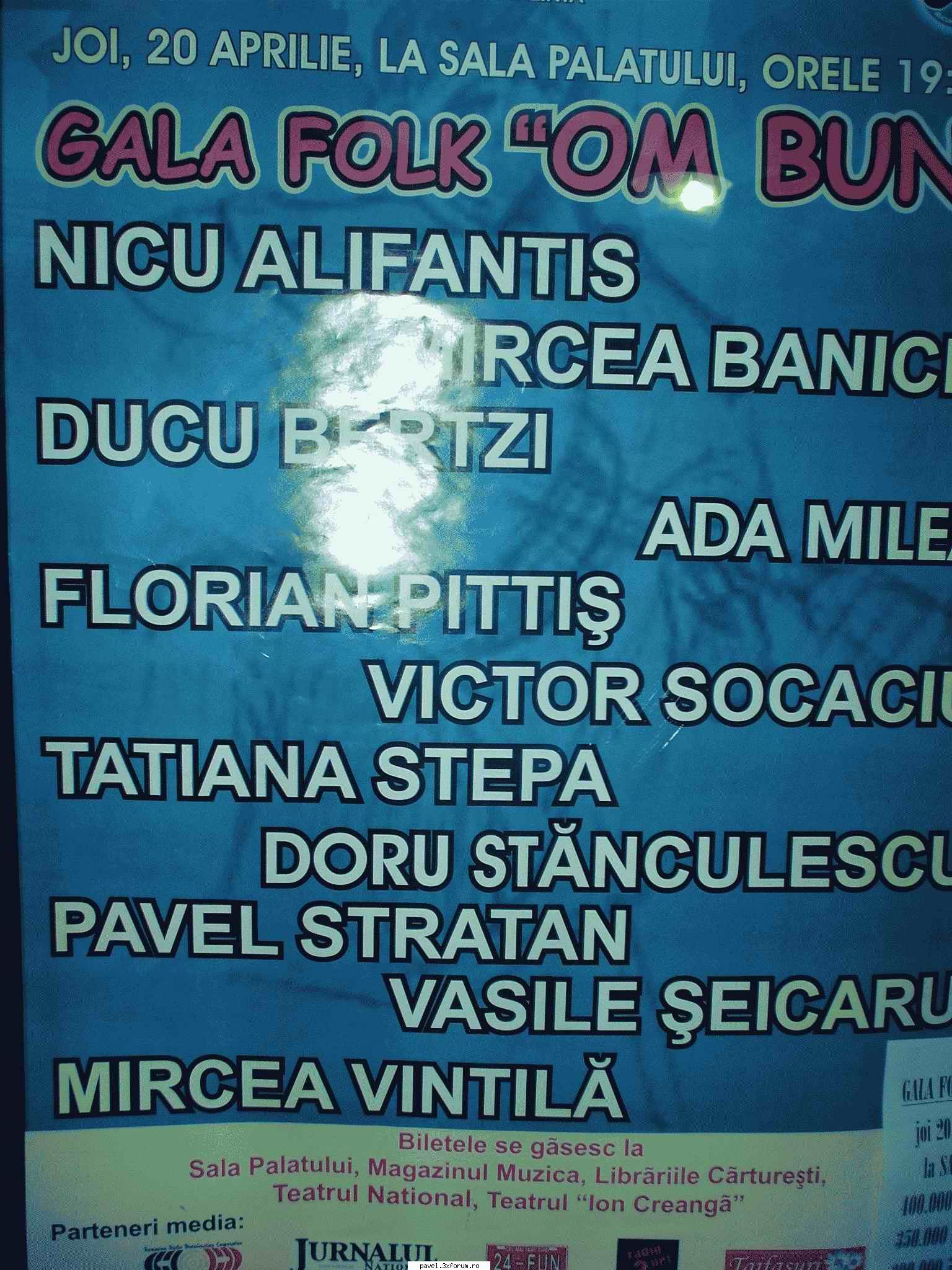 STIRI DE ULTIMA ORA - Afise de la Teatrul National (ATENTIE - Stiri
