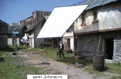 VISUL- de pe site oficial Dragos Buliga - shooting at Castel Film on "Pavel Stratan" - Articole din presa