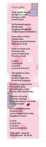 Versuri in EXCLUSIVITATE - Originale - Cleopatra Stratan - Gaste-Gaste - V@lentin - Versuri si acorduri