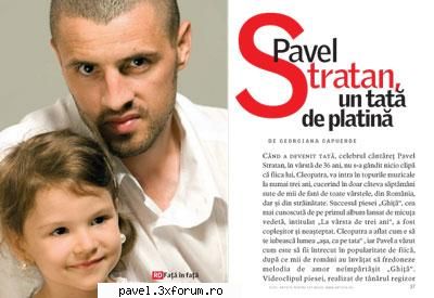 alte articole - Pavel stratan, un tată de platină de - Articole din presa