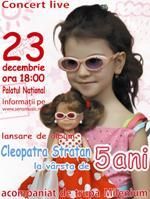 concert 23 decembrie - [ ] Cleopatra Stratan, live astazi la Palatul - Cleopatra