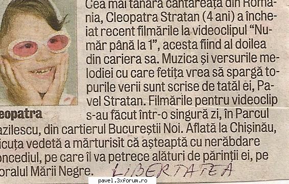 diverse- tema pentru Flaviu si Marius! - Fan(atic) - Cleopatra