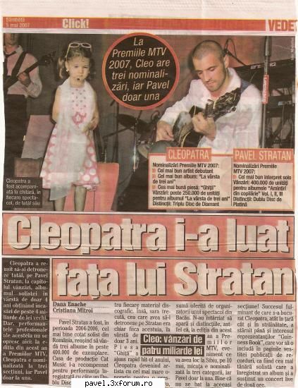 presa despre cleo 6 - Articolul din Click - Cleopatra